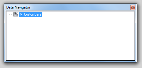 图 11.2  Data Navigator with Custom Data Node (有自定义数据结点的数据导航器)